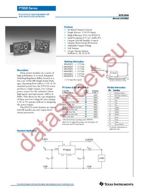 PT6522R datasheet  